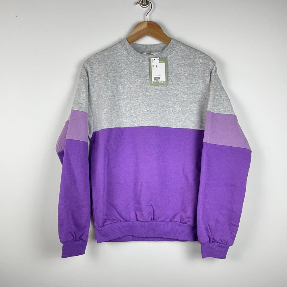 H&M Gray and Purple Kids Sweatshirt
